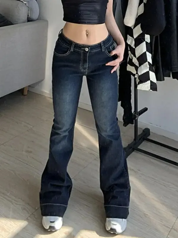 Vintage Aesthetic Flare Jeans