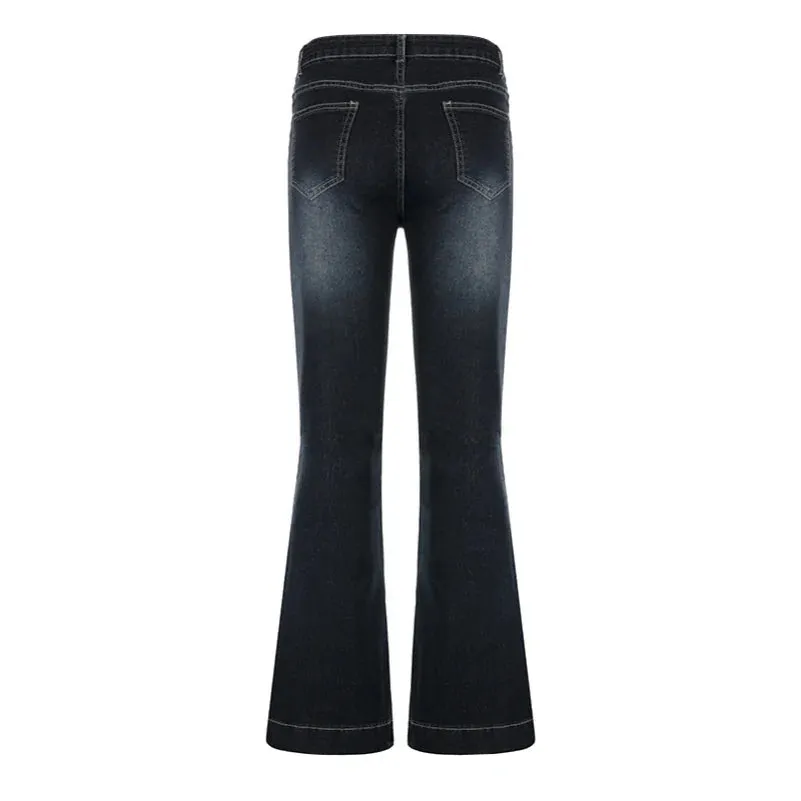 Vintage Aesthetic Flare Jeans