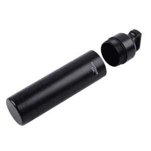 Weimian Pill Box Waterproof EDC Container - Military Level Aeronautical Aluminum Metal Bottle Cigarette Case Drug Holder EDC Organizer Cache Capsule Keychain