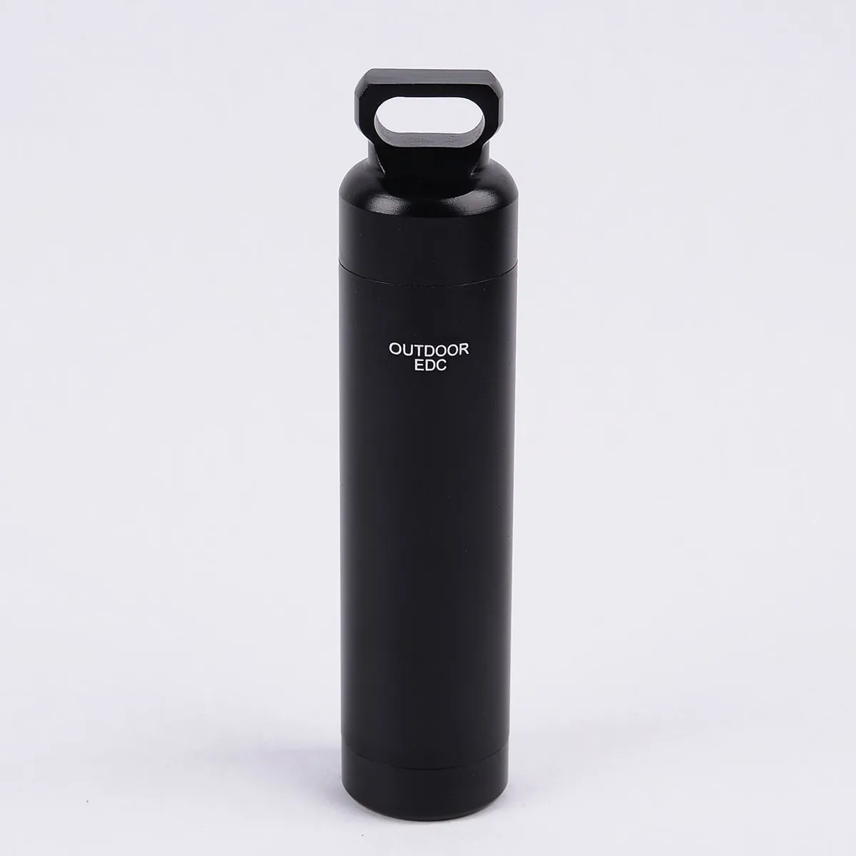 Weimian Pill Box Waterproof EDC Container - Military Level Aeronautical Aluminum Metal Bottle Cigarette Case Drug Holder EDC Organizer Cache Capsule Keychain