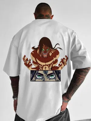 White Trendy Printed T-shirt