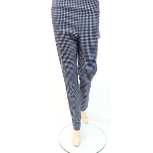Women's Margaret M | Slimming Comfort Pull On | Blue and Gold Circle