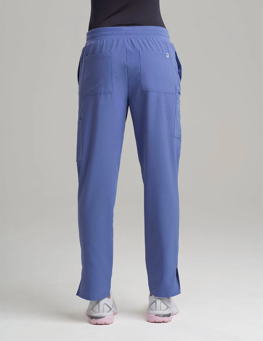 Womens Straight Leg Scrub Pants