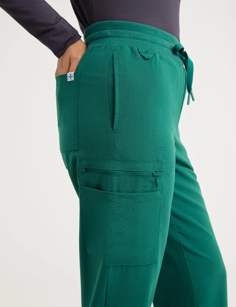Womens Straight Leg Scrub Pants