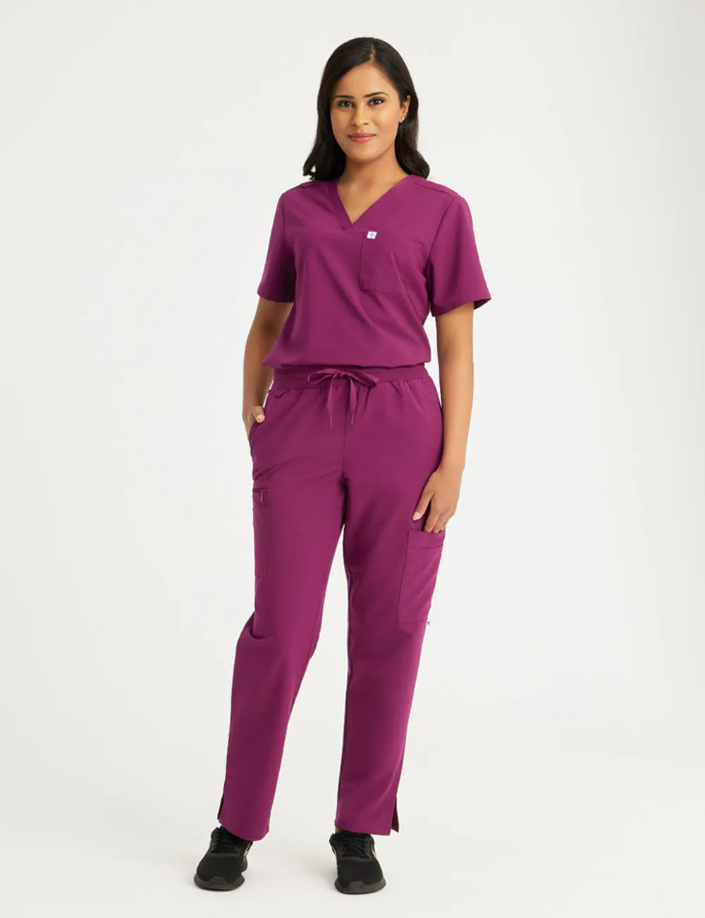 Womens Straight Leg Scrub Pants
