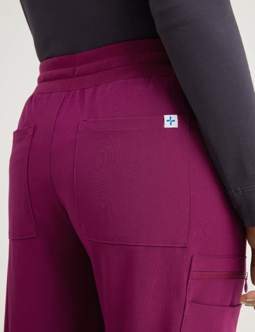 Womens Straight Leg Scrub Pants