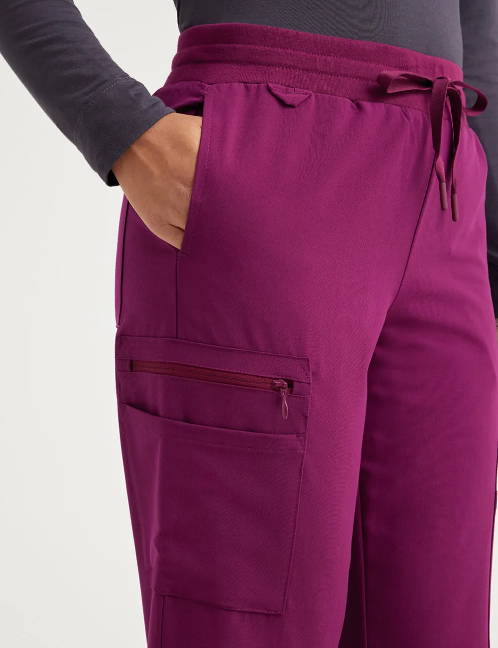 Womens Straight Leg Scrub Pants