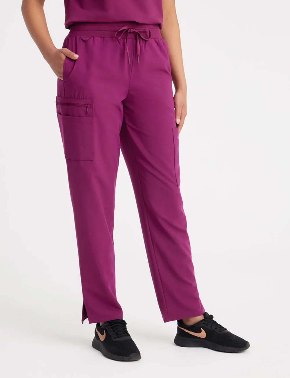 Womens Straight Leg Scrub Pants
