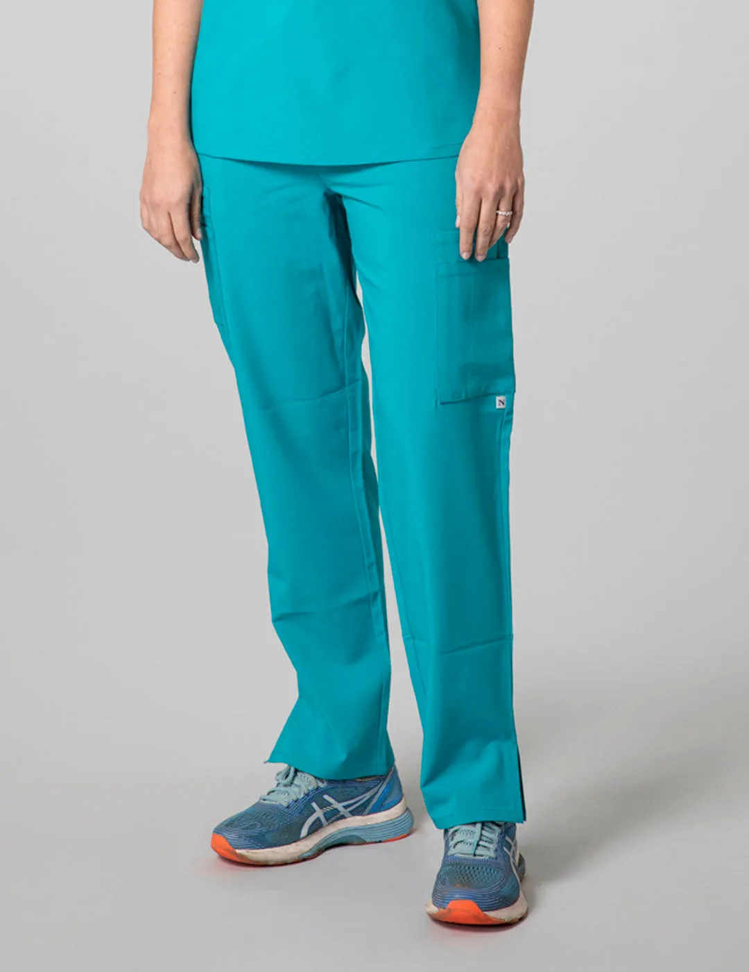 Womens Straight Leg Scrub Pants