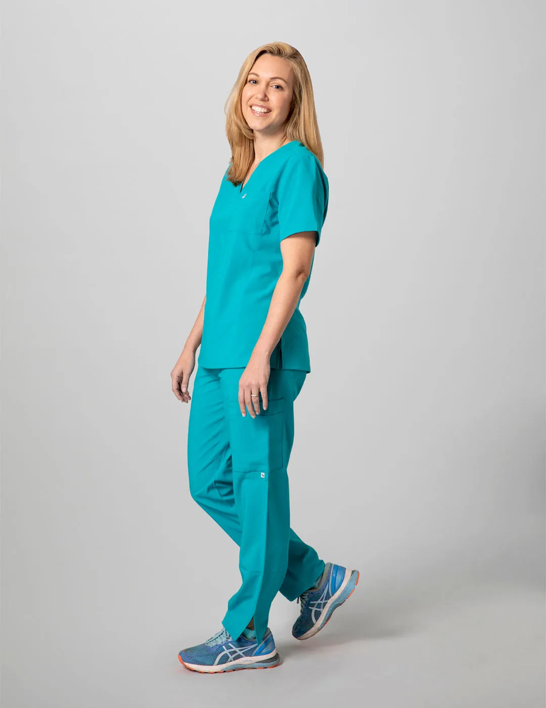 Womens Straight Leg Scrub Pants