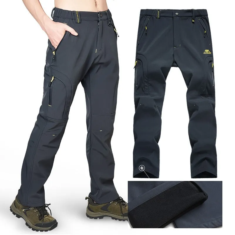 Women's Waterproof Warm and Loose Climbing Pants