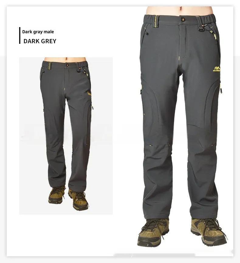 Women's Waterproof Warm and Loose Climbing Pants