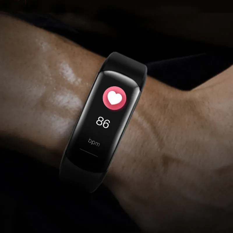 XANES G6 0.96'' IPS Color Screen Waterproof Smart Watch Heart Rate Monitor Sports Fitness Bracelet Mi Band