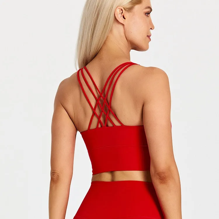 Yoga Top Butterfly Strap