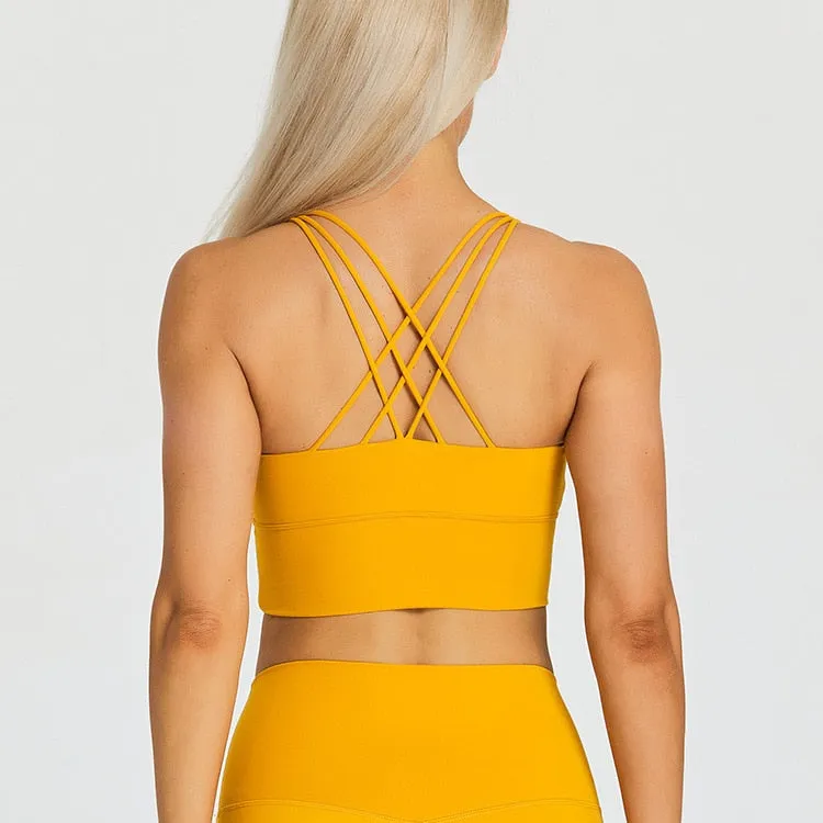 Yoga Top Butterfly Strap