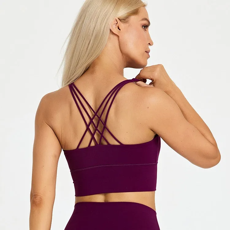 Yoga Top Butterfly Strap