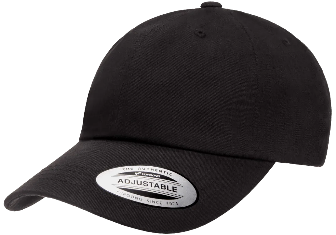 YP Classics Adjustable Dad Cap Black