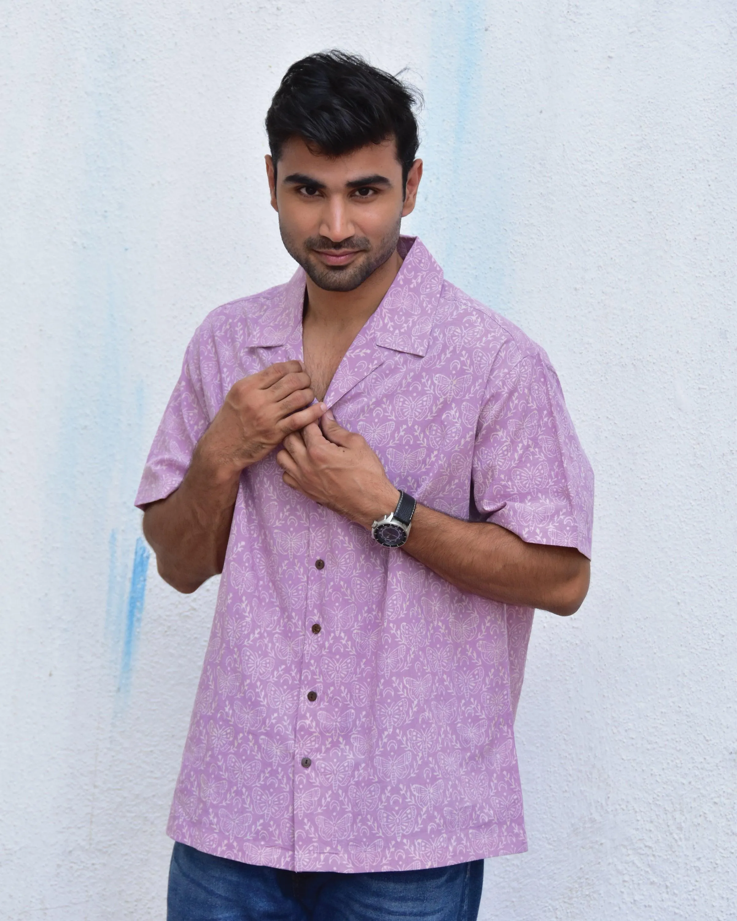 Zen Garden Handblockprinted Pure Cotton Shirt