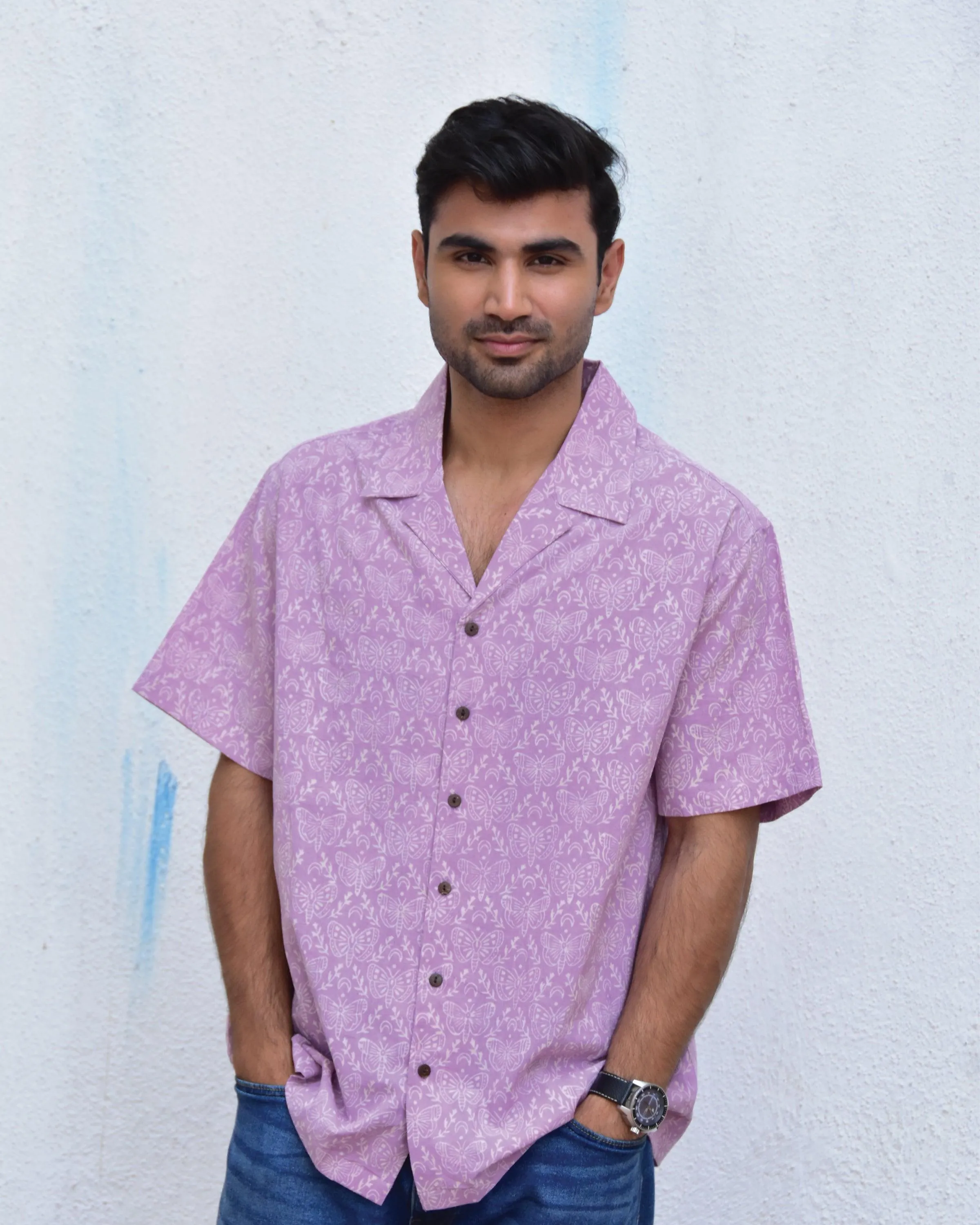 Zen Garden Handblockprinted Pure Cotton Shirt